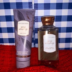 Bath And Body Works Sweet Whiskey Shower Gel and Body Cream BRAND NEW